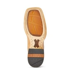 Ariat® Ladies Darbie Square Toe Flaxen & Navy Patent Boots 10042388 -Western Cowboy Equipment Store F22 WMS WEST 10042388 sole