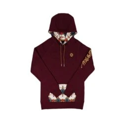 Hooey Children's Monterrey Heather Maroon Sweatshirt Hoodie HH1168MA-Y