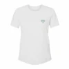 Hooey Ladies Bodega Graphic White T-Shirt HT1677WH