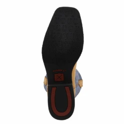 Twisted X® Men's Hooey Peanut And Teal Square Toe Boots MHY0034 9 Twisted X® Men's Hooey Peanut And Teal Square Toe Boots MHY0034 -Western Cowboy Equipment Store MHY0034 4