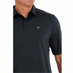 Cinch® Men's Solid Navy Arena Flex Polo Shirt MTK1863025 7 Cinch® Men's Solid Navy Arena Flex Polo Shirt MTK1863025 -Western Cowboy Equipment Store MTK1863025 3
