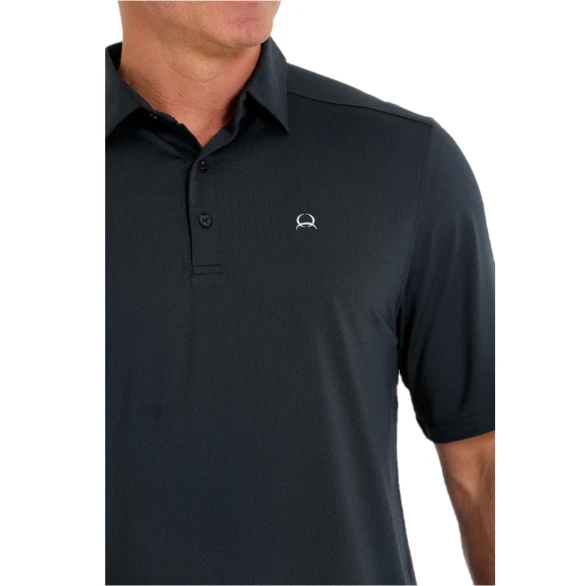 Cinch® Men's Solid Navy Arena Flex Polo Shirt MTK1863025 4 Cinch® Men's Solid Navy Arena Flex Polo Shirt MTK1863025 - Image 4
