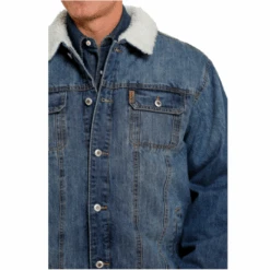 Cinch® Men's Denim Concealed Carry Trucker Jacket MWJ1074006 -Western Cowboy Equipment Store MWJ1074006 4 1
