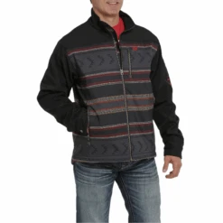 Cinch® Men's Striped Black Concealed Carry Jacket MWJ1538002