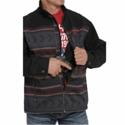 Cinch® Men's Striped Black Concealed Carry Jacket MWJ1538002 -Western Cowboy Equipment Store MWJ1538002 4 b302751c d594 4748 b2d6 e79bbc832f6f