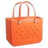 Bogg Bag ORANGE You Glad You Got Bogg Tote 26OBOR