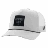 Hooey Men's Cowboy Golf 5 Panel White Trucker Cap 2330T-WH