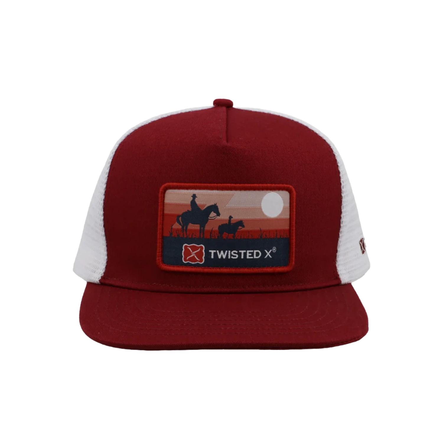 Twisted X Unisex Western Patch Red Cap CAP0007 2 Twisted X Unisex Western Patch Red Cap CAP0007 - Image 2