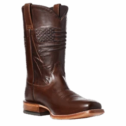 Ariat Men's Circuit Patriot Bar Top Brown Square Toe Boots 10036001