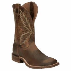 Tony Lama Men's Tan Retan Square Toe Boots XT5104
