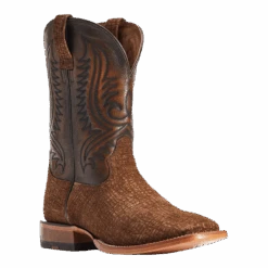 Ariat® Men's Circuit Paxton Tan Hippo Print Square Toe Boots 10042407