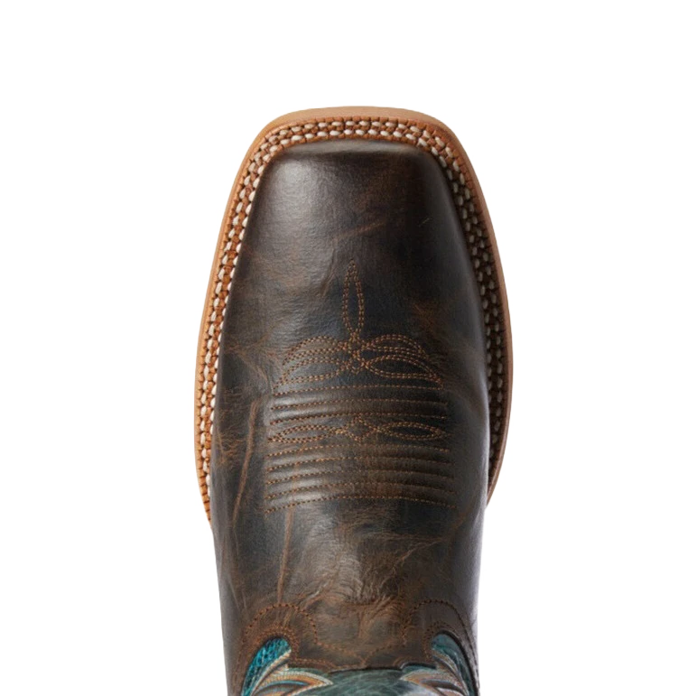 Ariat® Men's Stout Brown & Atlanta Blue Challenger Boots 10033942 2 Ariat® Men's Stout Brown & Atlanta Blue Challenger Boots 10033942 - Image 2