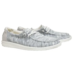 Hey Dude Ladies Wendy Sox Glacier Grey Shoes 121922672