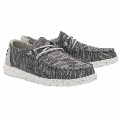 Hey Dude Ladies Wendy Sox Dark Grey Shoes 121923008