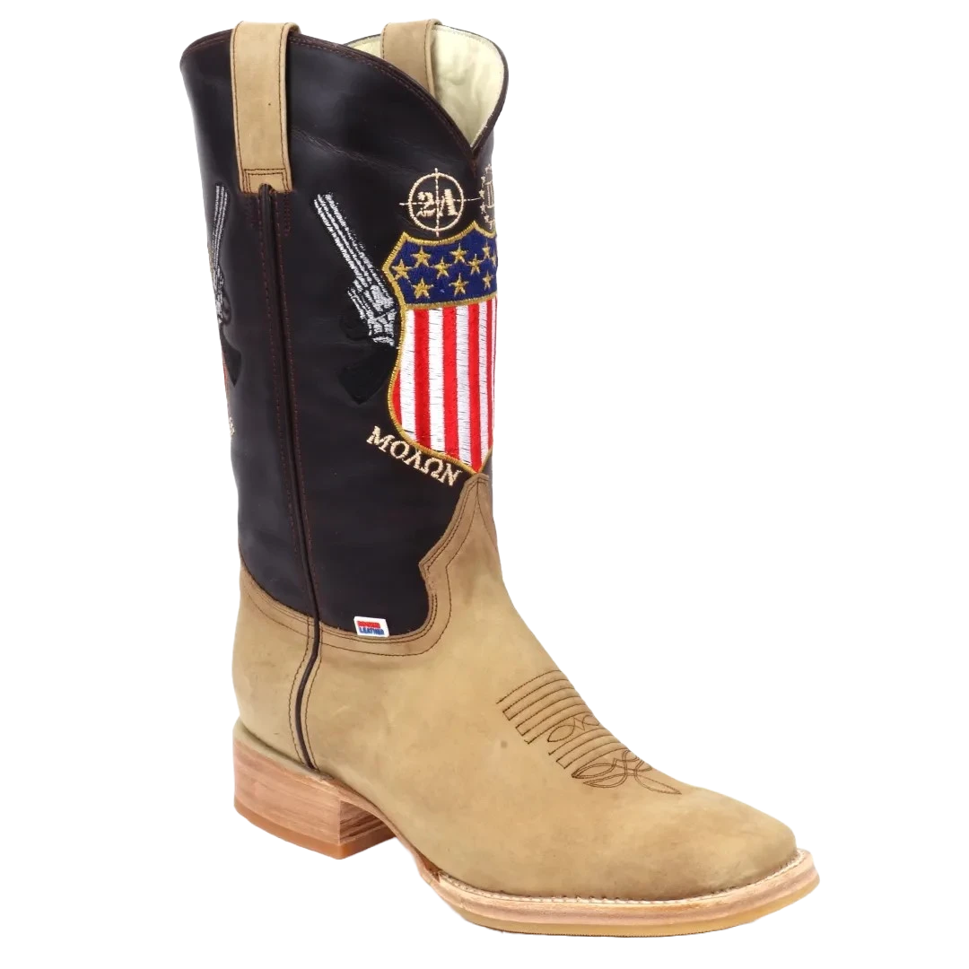 RockinLeather Men's Molon Labe 2nd Amendment Western Boots 1207 1 RockinLeather Men's Molon Labe 2nd Amendment Western Boots 1207