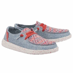 Hey Dude Hey Ladies Dude Wendy Playa Fiesta Rojo Slip On Shoes 121416854