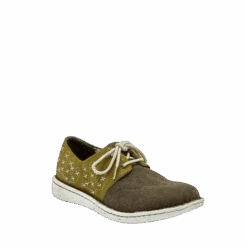 Justin Ladies Cac-Tie Chocolate Lace-Up Shoes JL140