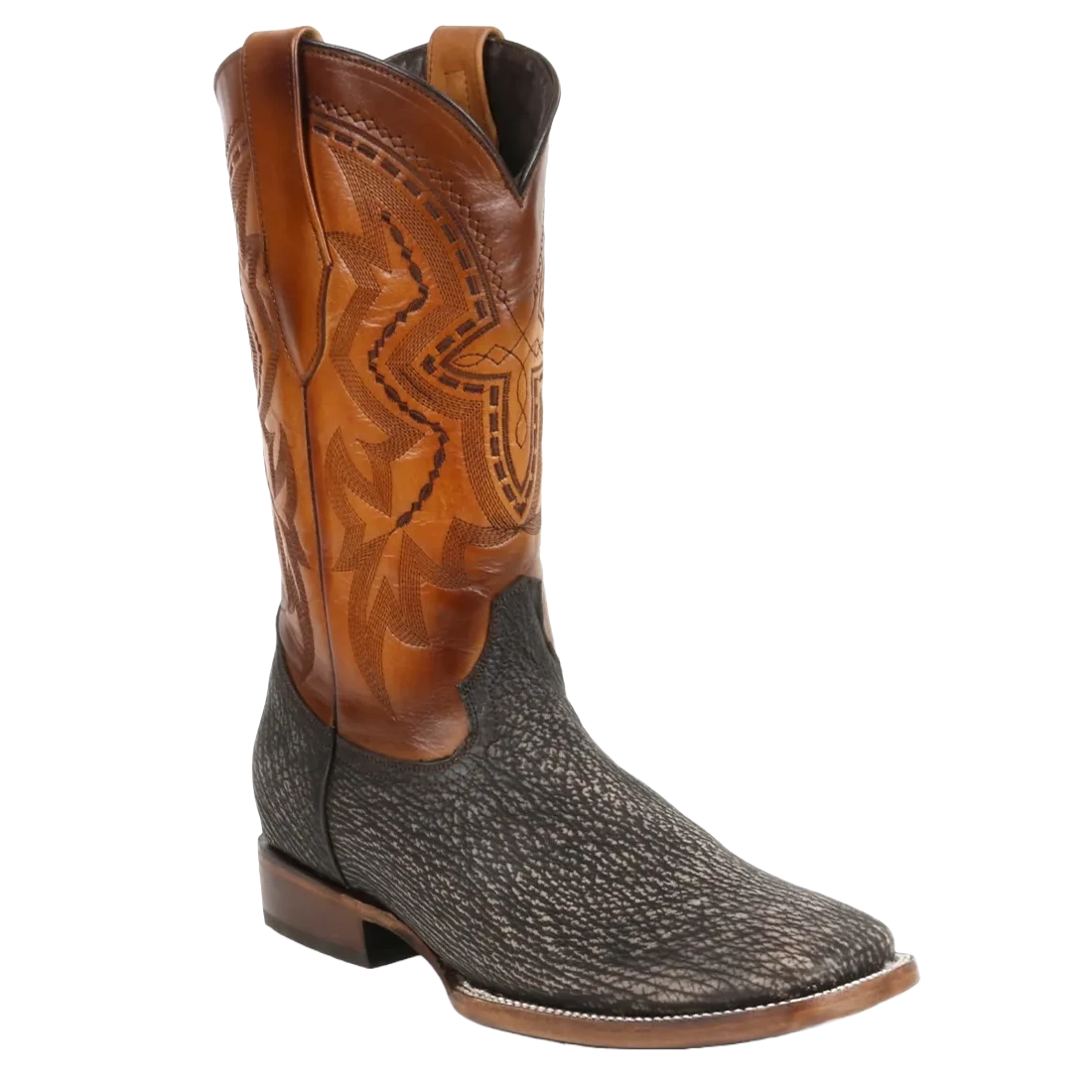 Rockin Leather® Men's Distressed Brown Genuine Sharkskin Boots 8000 1 Rockin Leather® Men's Distressed Brown Genuine Sharkskin Boots 8000