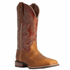 Ariat Men's Everlite Go Getter Brown & Rust Western Boots 10038369