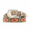 Blazin Roxx Ladies Aztec Embroidered & S Brown Belt N3519802
