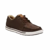Twisted X Kicks Cocoa & Tooled Brown Lace Up Shoes WCA0065