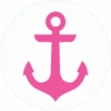 Bogg Bag Anchor Pink Bogg Bit 26BBITANCHOR-P