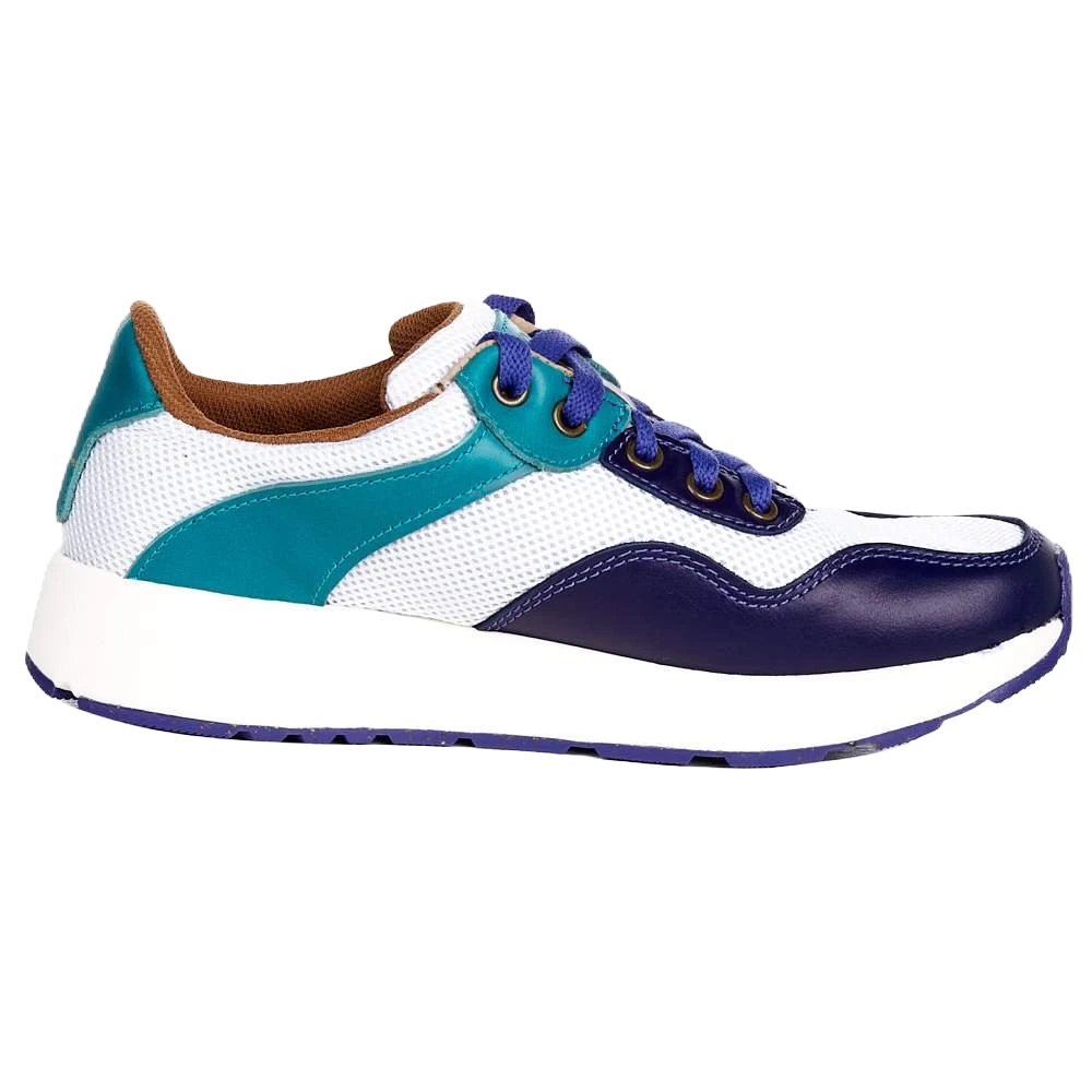 Wrangler Ladies Retro Purple & Teal Casual Low Top Shoes KWC0005 2 Wrangler Ladies Retro Purple & Teal Casual Low Top Shoes KWC0005 - Image 2