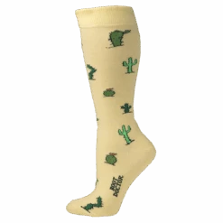 Boot Doctor Ladies Cactus Yellow Tall Crew Socks 0417318