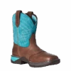 Ariat® Ladies Anthem Shortie Dark Cottage & Turquoise Boots 10035776
