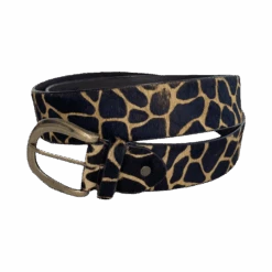 Diba True Ladies Giraffe Print Hair-On Belt DB3508-GIR