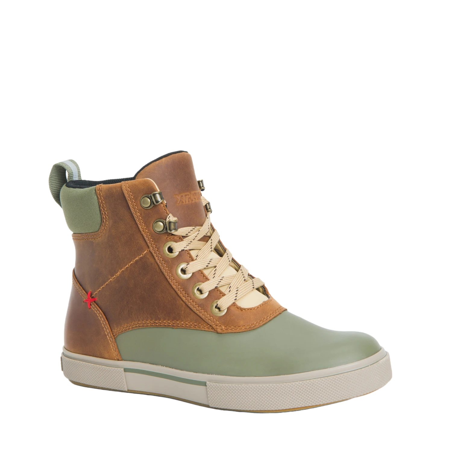 XTRATUF Ladies Cathay Spice Lace Leather Ankle Deck Boots LALW-700 1 XTRATUF Ladies Cathay Spice Lace Leather Ankle Deck Boots LALW-700