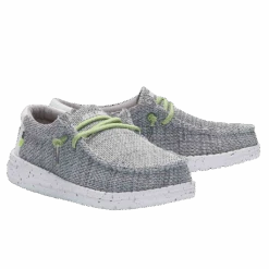 Hey Dude Children's Wally Sox Stone White 130130705