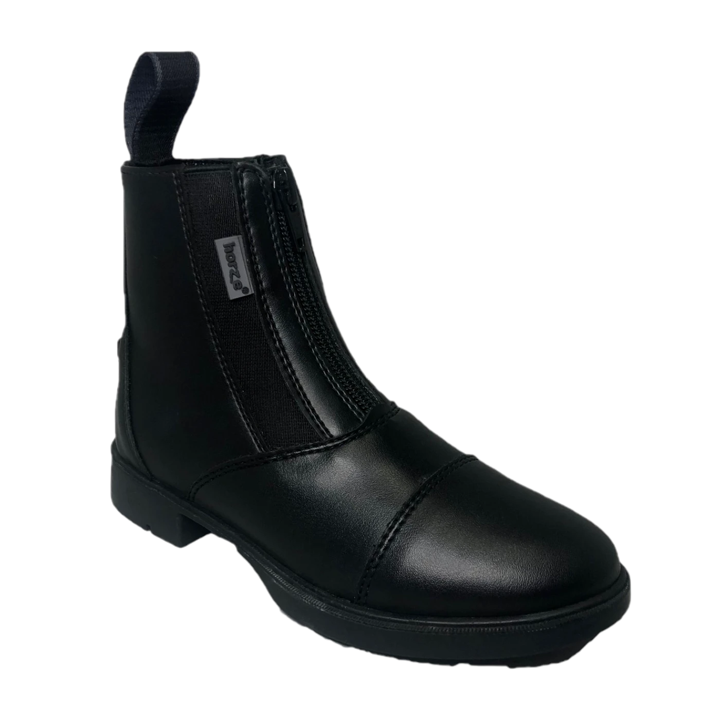 Horze Children's Black Carlow Jodhpur Boots 38237 1 Horze Children's Black Carlow Jodhpur Boots 38237
