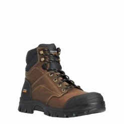 Ariat® Men's Treadfast 6" Steel Toe Brown Leather Work Boots 10034671