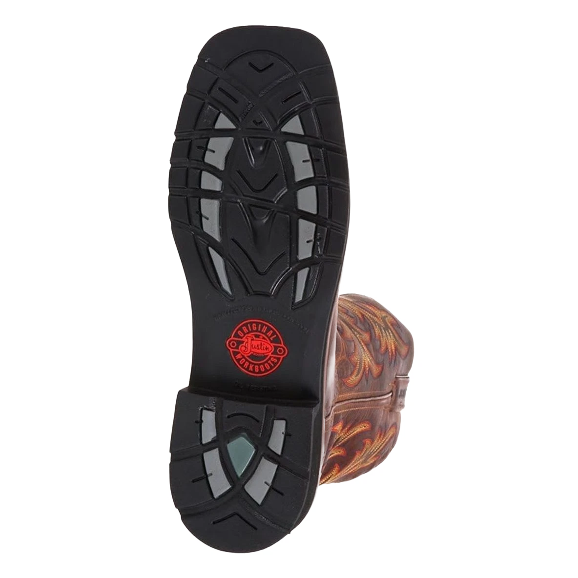 Justin Men's Stampede Driller Tan Soft Square Toe Work Boots SE4681 2 Justin Men's Stampede Driller Tan Soft Square Toe Work Boots SE4681 - Image 2