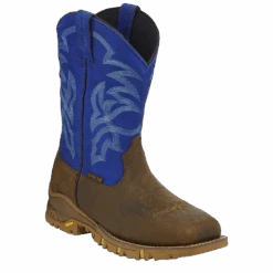 Tony Lama Men's Blue Steel Toe Waterproof Boots TW5010