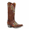 Old Gringo Sora 13" Multicolor Floral Embroidery Boots - Brass L841-3