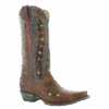 Yippee Ki Yay By Old Gringo Ladies Legacy 13" Brass Western Boots YL519-1