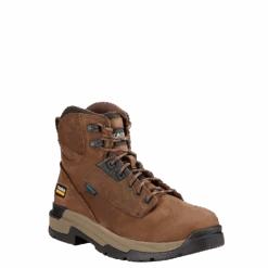 Ariat Men's Brown Mastergrip 6" H2O Waterproof Work Boot 10017421