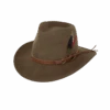 Outback Men's Randwick Brown Wool Western Hat 1321-BRN