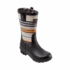 Pendleton® Ladies Bridger Stripe Black Mid Rain Boots PW2280-001