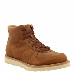 Wrangler Men's 6" Lace-Up Rugged Brown Wedge Work Boots KMQ0004