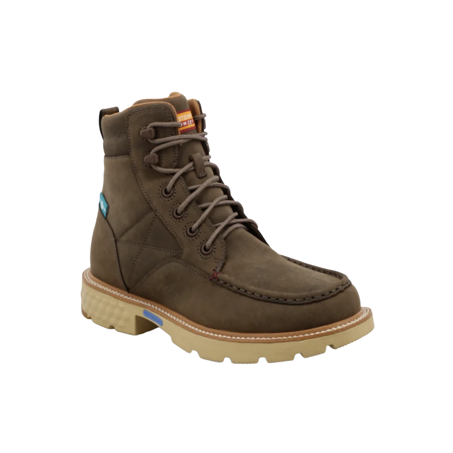 Twisted X® Men's 6" Shitake Brown Waterproof Work Boots MXCW004 1 Twisted X® Men's 6" Shitake Brown Waterproof Work Boots MXCW004