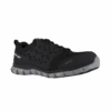 Reebok Ladies Sublite Oxford Cushion Black Athletic Work Shoes RB041