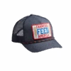 Rural Cloth Farmers Feed America Graphic Denim & White Trucker Cap FFA-H02
