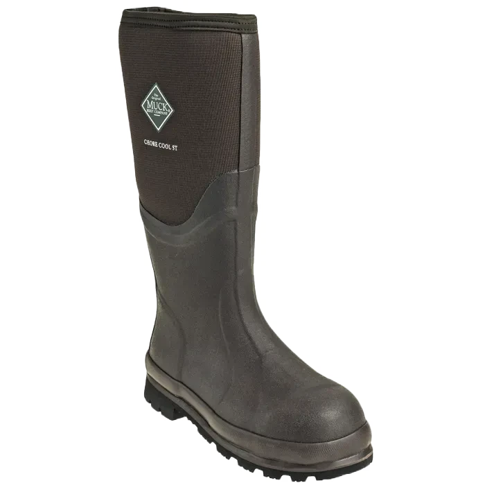 Muck Boot Company Muck® Men's Chore Cool Brown Steel Toe Waterproof Boots CSCT-STL 1 Muck Boot Company Muck® Men's Chore Cool Brown Steel Toe Waterproof Boots CSCT-STL