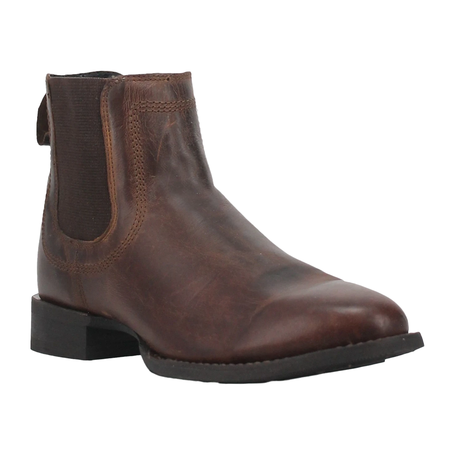 Laredo® Men's Theo Brown Round Toe Western Ankle Booties 62092 1 Laredo® Men's Theo Brown Round Toe Western Ankle Booties 62092