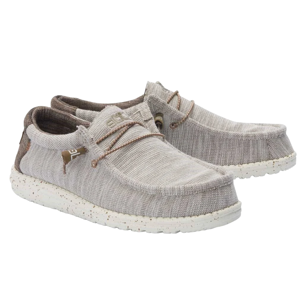 Hey Dude Men's Wally Stretch Limestone Shoes 110381721 1 Hey Dude Men's Wally Stretch Limestone Shoes 110381721