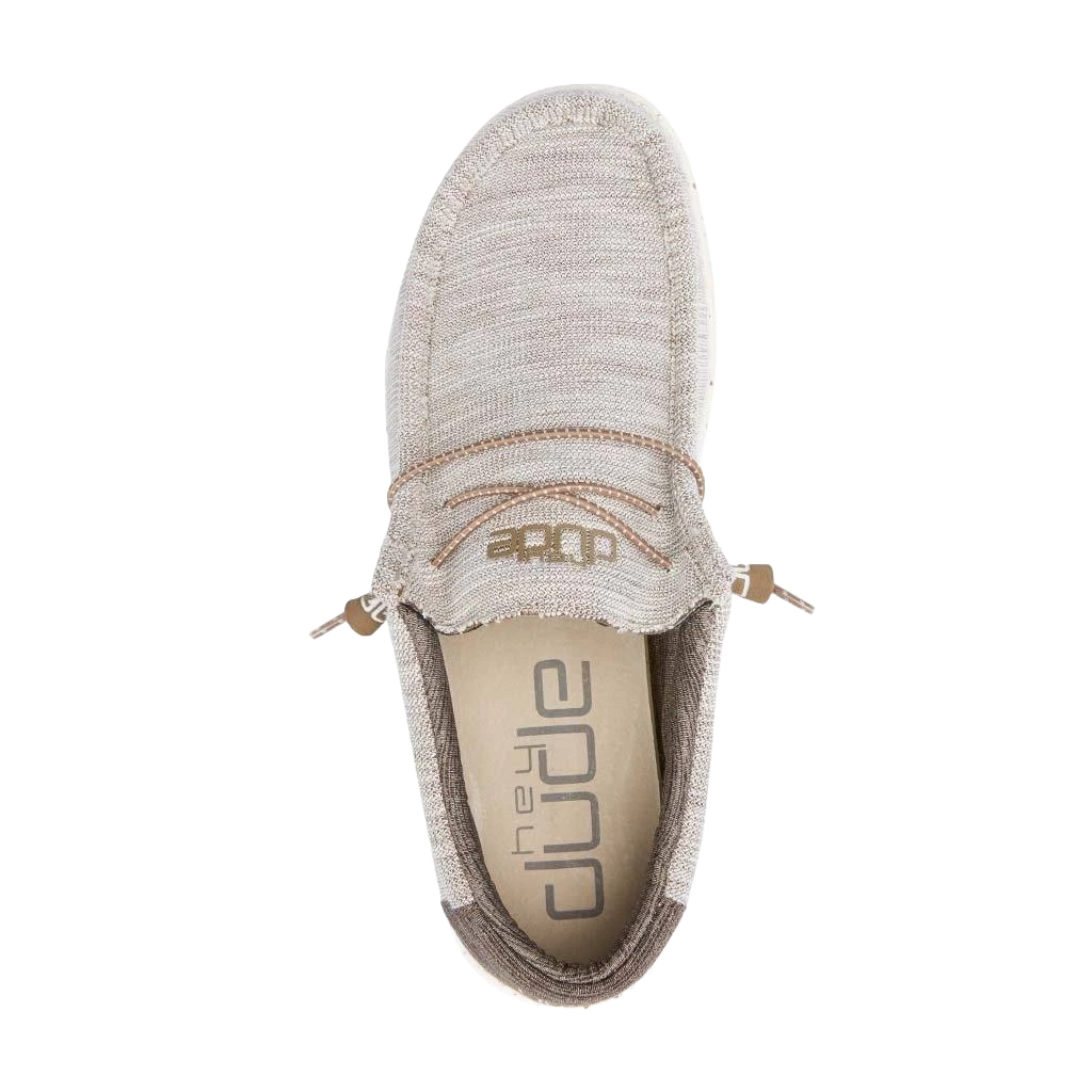 Hey Dude Men's Wally Stretch Limestone Shoes 110381721 2 Hey Dude Men's Wally Stretch Limestone Shoes 110381721 - Image 2