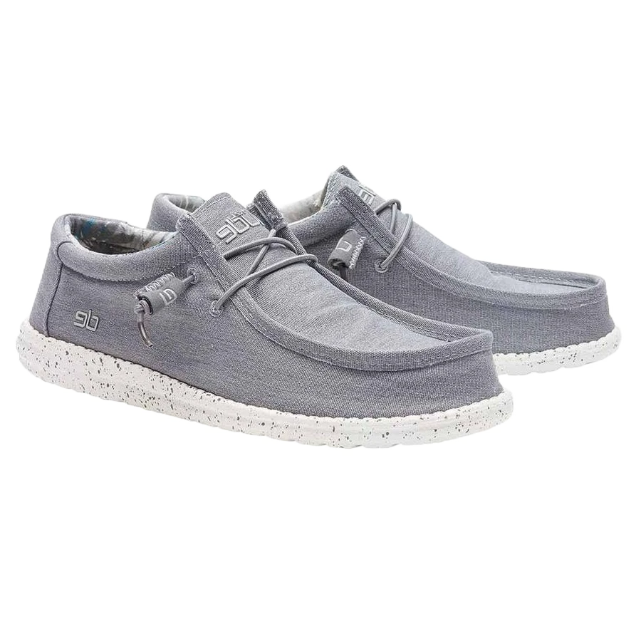 Hey Dude Men's Wally Stretch Iron Shoes 150203910 1 Hey Dude Men's Wally Stretch Iron Shoes 150203910